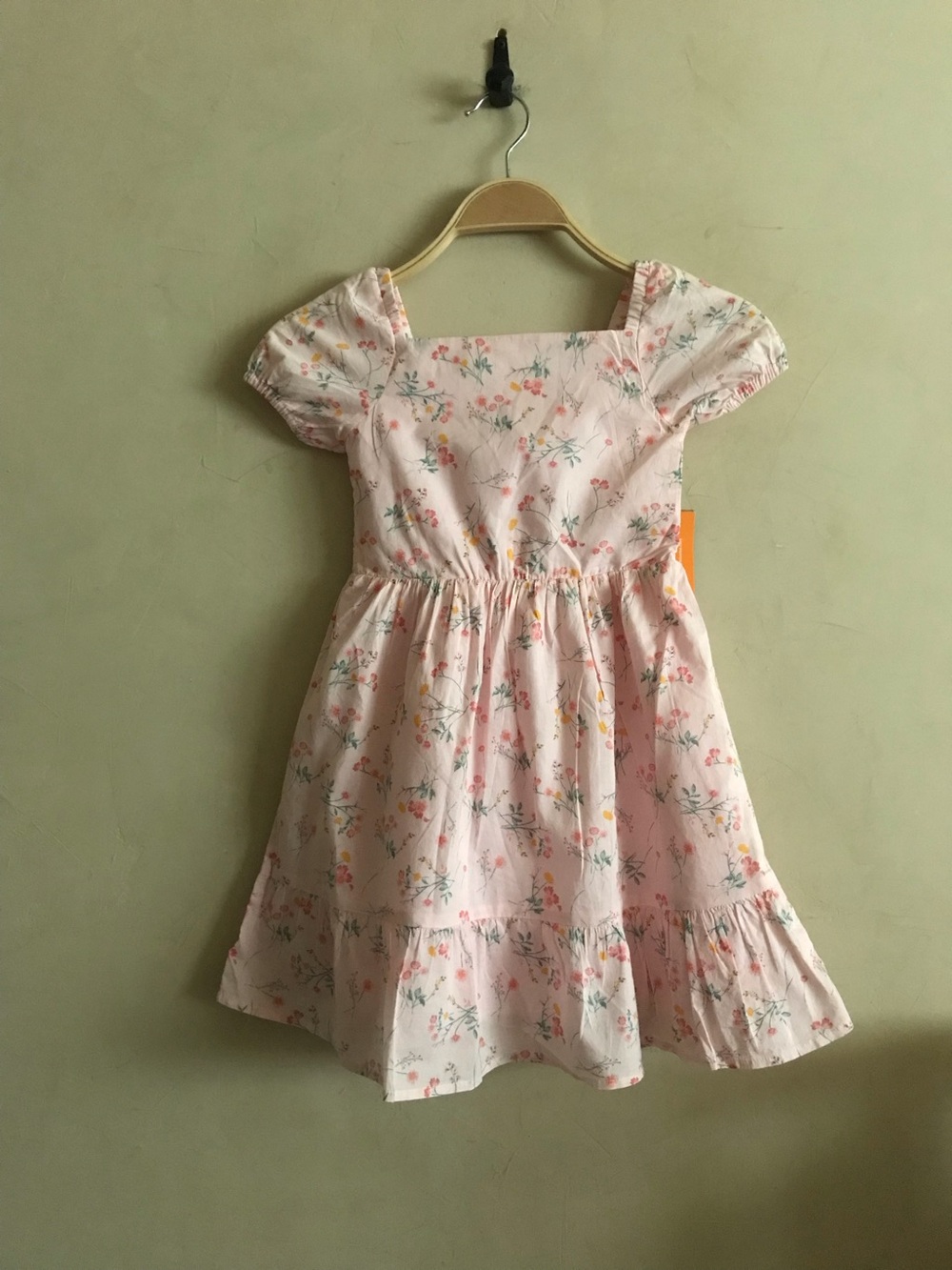 Gymboree Light Pink Floral Organic Cotton Dress